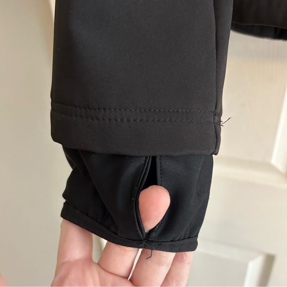 Halifax Traders Women's Black Down Putter Coat with nylon sleeves size Large - Picture 3 of 9